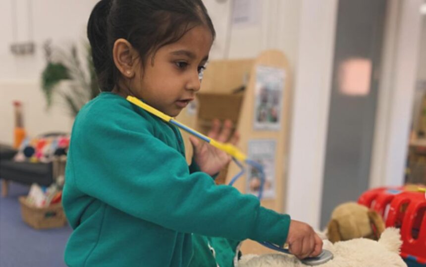 A group of Southport nursery children have commemorated the work of the late scientist and primatologist Jane Goodall