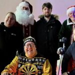 The new Southport Santa Sleigh has been officially unveiled, created by EFT Group in Southport for Southport Hesketh Round Table. Photo by Andrew Brown Stand Up For Southport