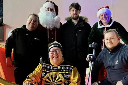 The new Southport Santa Sleigh has been officially unveiled, created by EFT Group in Southport for Southport Hesketh Round Table. Photo by Andrew Brown Stand Up For Southport