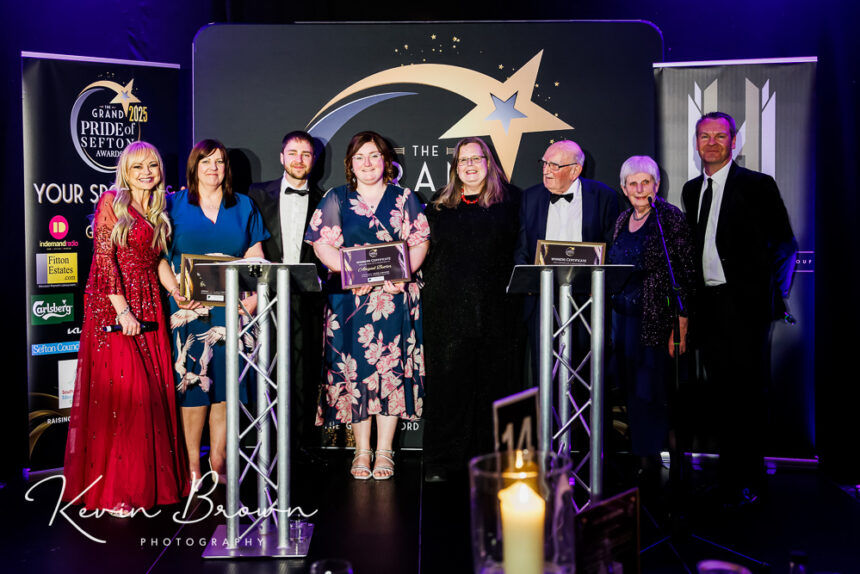 The Grand Pride Of Sefton Awards at The Grand in Southport. The winners of the Sefton Unsung Hero Award sponsored by Fletchers Solicitors. The winners were; Mike and Eva Ainscough; Abigail Butler; Tanya Holden; and Steve Mitton