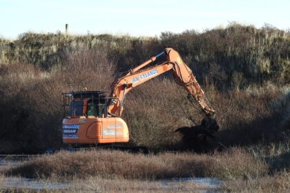 The latest stage of winter dune management work has started at Ainsdale Local Nature Reserve