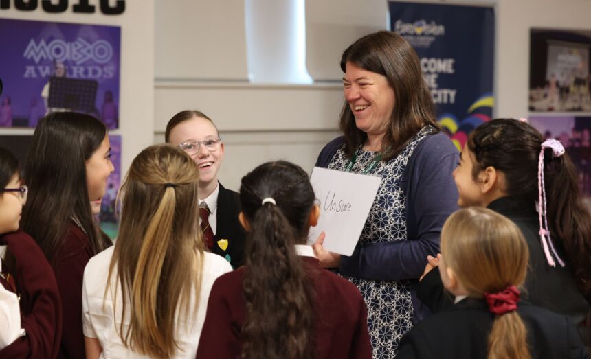 Merseyside Police PCC Emily Spurrell visits the Hate Makes Me Feel event - a Community Cashback 2025 beneficiary