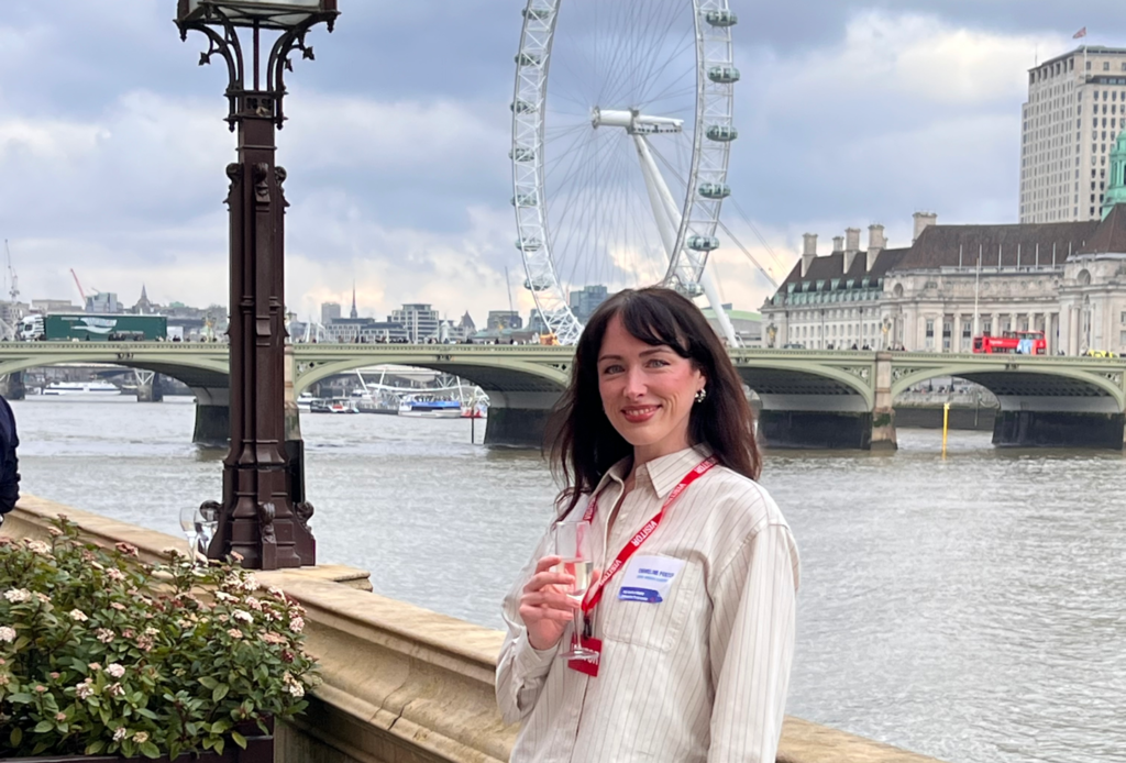 Award winning Southport artist Emmeline Porter, also known as Emmy Oranges, has been honoured for her work by Small Business Britain with a special lunch at the House of Lords in London