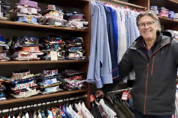 Lapel Menswear owned by Anthony Parkinson is opening in Wayfarers Arcade in Southport. Photo by Andrew Brown Stand Up For Southport