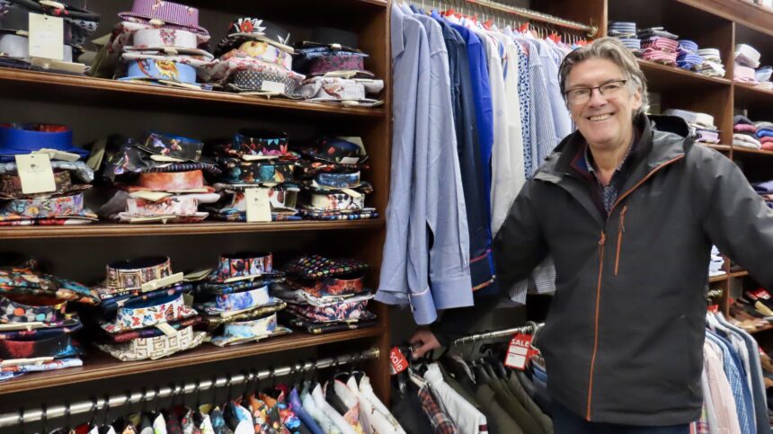 Lapel Menswear owned by Anthony Parkinson is opening in Wayfarers Arcade in Southport. Photo by Andrew Brown Stand Up For Southport