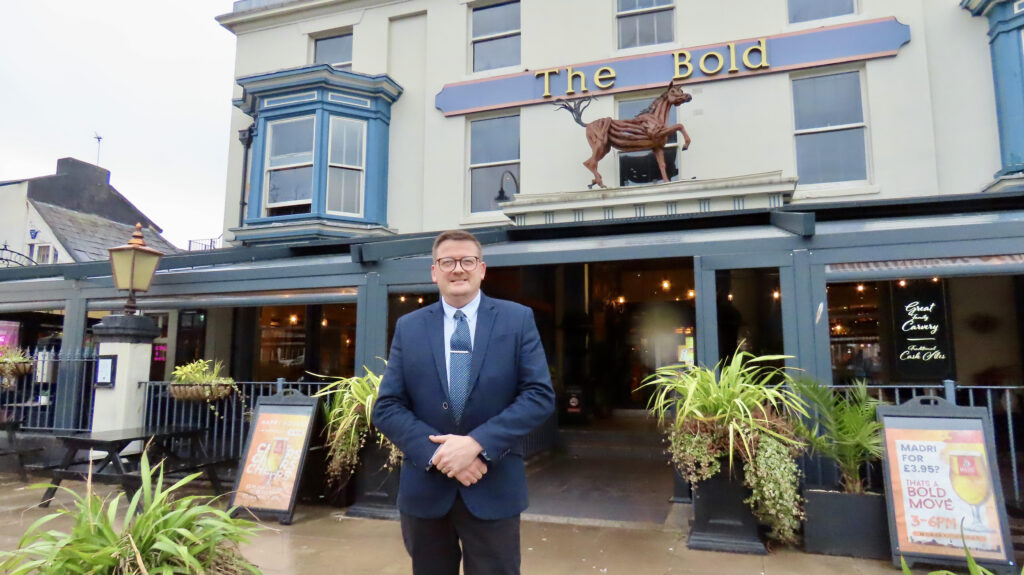 Mark Sloan the General Manager at The Bold Hotel in Southport. Photo by Andrew Brown Stand Up For Southport