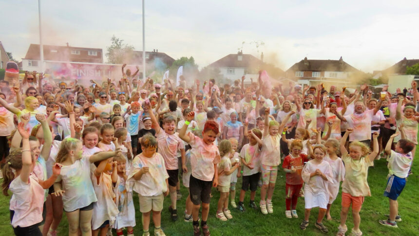 The Southport Colour Run at Southport Rugby Club. Photo by Andrew Brown Stand Up For Southport