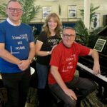 Southport Festival organisers Clifford Ray Emma Holcroft and Jez Murphy. Photo by Andrew Brown Stand Up For Southport