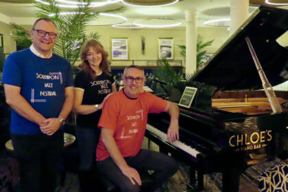 Southport Festival organisers Clifford Ray Emma Holcroft and Jez Murphy. Photo by Andrew Brown Stand Up For Southport