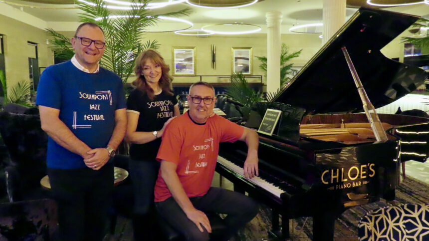 Southport Festival organisers Clifford Ray Emma Holcroft and Jez Murphy. Photo by Andrew Brown Stand Up For Southport