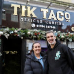 Anthony and Emma Greenland at Tik Taco in Southport. Photo by Andrew Brown Stand Up For Southport