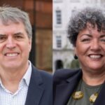 Liverpool City Region Mayor Steve Rotheram and Alison Navarro, Liverpool City Region Race Equality Hub Programme Director