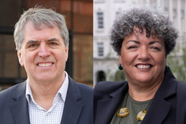 Liverpool City Region Mayor Steve Rotheram and Alison Navarro, Liverpool City Region Race Equality Hub Programme Director