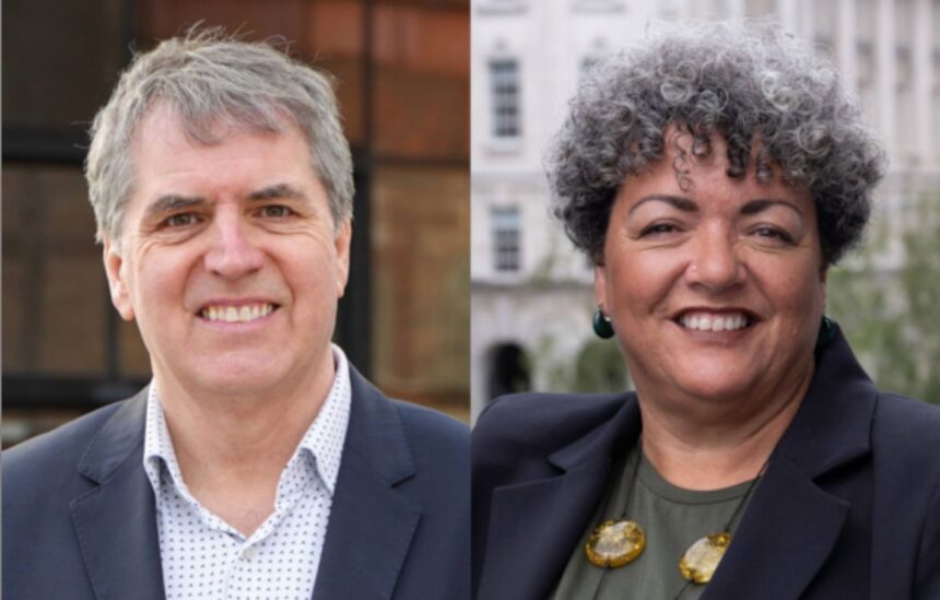 Liverpool City Region Mayor Steve Rotheram and Alison Navarro, Liverpool City Region Race Equality Hub Programme Director