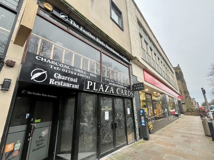 The site of the new Bugle Tap on Lord Street in Southport. Photo by Andrew Brown Stand Up For Southport