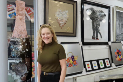 Souhport artist Clare Wright. Photo by Andrew Brown Stand Up For Southport