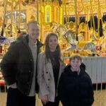 Olympic legend Greg Rutherford and his son Milo along with a team from Visit England enjoyed a special visit to Southport, to attractions including Silcocks Carousel and Silcocks Family Pier Restaurant. Greg and Milo are pictured with Silcock Leisure Group Head of Operations Serena Silcock-Prince
