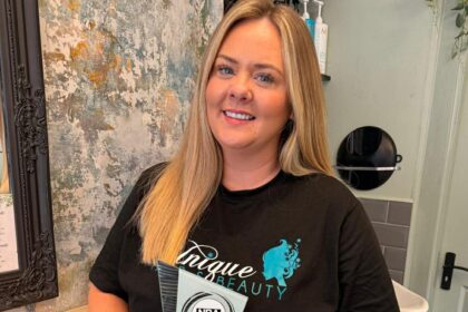 Kelly Stevens, who runs the Unique Hair & Beauty salon on Duke Street in Southport, won the title of the UKs Best Bridal Hairdresser 2026 at the National Beauty Awards UK and Ireland
