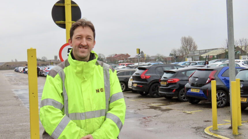 Liam Howard has been hailed a hero for saving a man's life at the NCP car park on London Street in Southport. The car park is patrolled by Liam Howard and Steve Farrington. Photo by Andrew Brown Stand Up For Southport