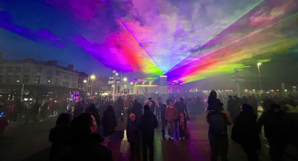 Lightport in Southport. Photo by Andrew Brown Stand Up For Southport