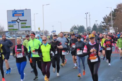 Runners take part in the Southport Mad Dog 10k run. Photo by Andrew Brown Stand Up For Southport