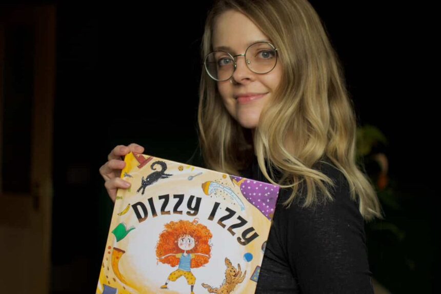 Author illustrator Nicola Robson has published her first childrens picture book, Dizzy Izzy