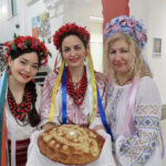 Ukrainian Day at The Atkinson in Southport. The event is organised by Nina Karetska (left). Photo by Andrew Brown Stand Up For Southport
