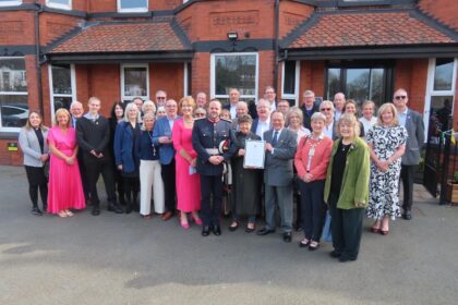 Ainsdale In Bloom has been awarded the King's Award for Voluntary Service by Merseyside Lord Lieutenant Peter Oliver OBE. Photo by Andrew Brown Stand Up For Southport