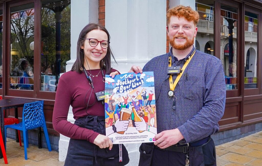 People are invited to join Southport Beer Week. Pubs across Southport town centre will be taking part, including the Sir Henry Segrave Wetherspoon pub on Lord Street in Southport. Photo by Bertie Cunningham Southport BID