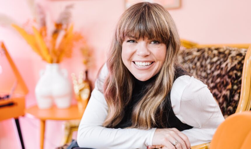 Briony May Williams is appearing at Southport Flower Show. Photo by Ciara Hillyar