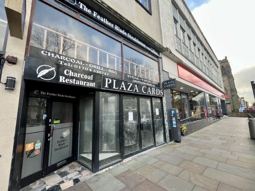 The site of the new Bugle Tap on Lord Street in Southport, on the site of the former Plaza Cards. Photo by Andrew Brown Stand Up For Southport