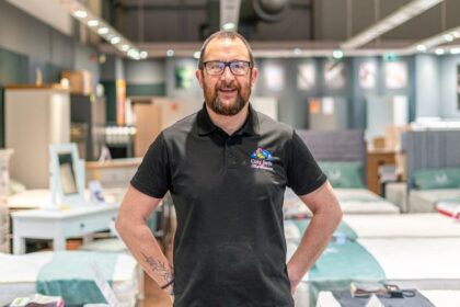 Cosy Beds And Bedrooms has opened at M Park Central 12 retail park in Southport. Cosy Beds And Bedrooms Manager Chris Blundell. Photo by Bertie Cunningham Southport BID