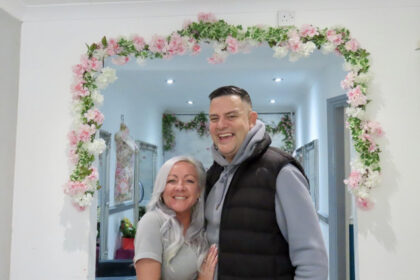 FenneeKay Hair and Beauty on Lord Street in Southport owned by Chris and Sarah Hesketh is celebratig its fifth birthday. Photo by Andrew Brown Stand Up For Southport