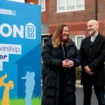 Left to right: Sefton Council Leader Cllr Marion Atkinson and The Sovini Group CEO Roy Williams
