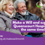 Queenscourt Hospice invites people to book an appointment to have a Will professionally written with a participating local solicitor during Making a Will Month