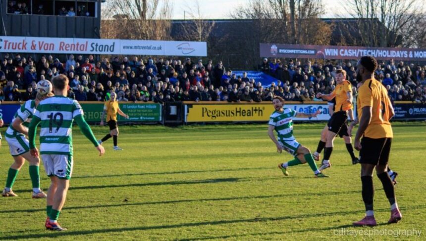 Southport FC are through to the FA Trophy semi finals after a victory over National League side Yeovil Town. Photo by Cameron Hayes
