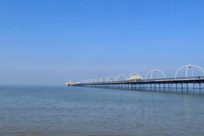 A scenic photo of Southport Pier. Photo by Andrew Brown Stand Up For Southport