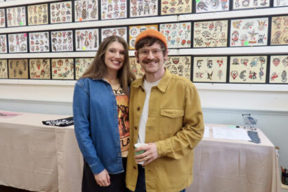 Neighbourhood Tattoo in Wayfarers Arcade in Southport hosted their first ever Sunday Social event. Owners Dave and Laura Winn. Photo by Andrew Brown Stand Up For Southport
