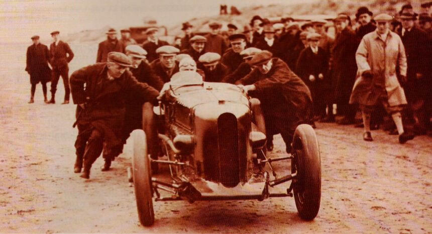 Tiger Push Start Southport March 1926 - Sunbeam Register Archive