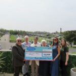 Patrick Hurley, MP for Southport, has partnered up with the Bacta Charitable Trust to provide the Friends Of Kings Gardens with a £2,000 donation. Photo by Andrew Brown Stand Up For Southport
