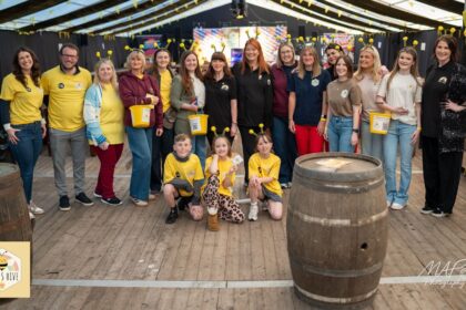 Families came together to raise over £7,000 for Bebe's Hive at a Comedy Bingo night hosted by Brendan Riley at Victoria Park in Southport. Photo by MAF Photography