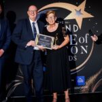 Diane and Byron Chapman, who run Southport Off-Key Choir, were presented with Sefton Diversity and Inclusion Award sponsored by Sefton Council by Sefton Council Chief Executive Phil Porter at The Grand in Southport. Photo by Kevin Brown Photography