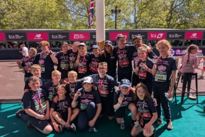 Pupils from Churchtown Primary School in Southport took on the London mini marathon. Sergio Da Silva Aguiar, whose daughter Alice was at Churchtown Primary School, completed the London Marathon
