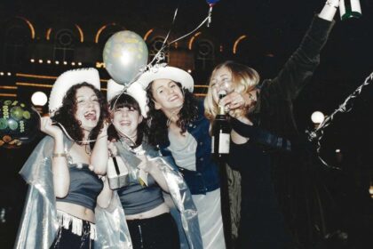 Happy New Year from Southport in - 2000! This superb picture was taken outside Southport Arts Centre on Lord Street as revellers welcomed the new Millennium