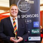 Hendro Hattingh, a pupil at Scarisbrick Hall School, a player for Southport Rugby Club and a Sale Sharks Academy player who has been selected for the England U18 Mens Rugby Union squad, has won the Sefton Young Sportsperson Of The Year Award sponsored by Merseyrail at the Grand Pride Of Sefton Awards. Photo by Kevin Brown Photography