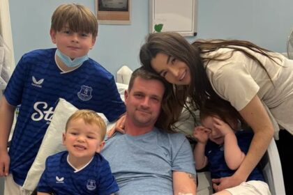 Leon Skapars and Crystal Duffey with their three sons