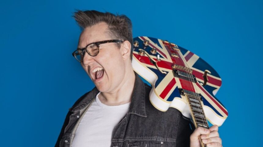 Award-winning writer, comedian and music journalist Marc Burrows is bringing The Britpop Show to The Atkinson in Southport. Photo by Alexis Dubus