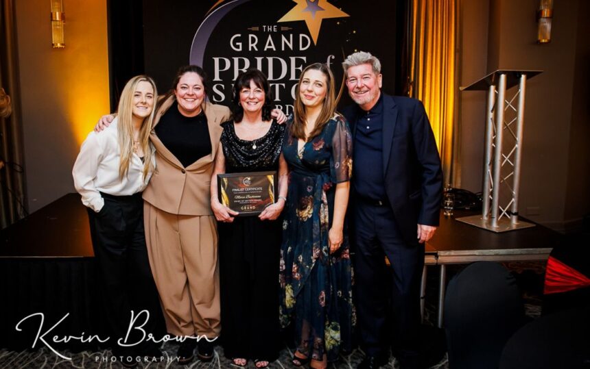 Marie Buchanan was honoured as a Finalist for the Main Grand Pride Of Sefton Award sponsored by Mikhail Hotel And Leisure Group. Photo by Kevin Brown Photography