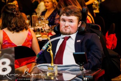 Noah Cunningham has won a Sefton Young Sportsperson of The Year title sponsored by Merseyrail at the 2026 Grand Pride Of Sefton Awards. Photo by Kevin Brown Photography