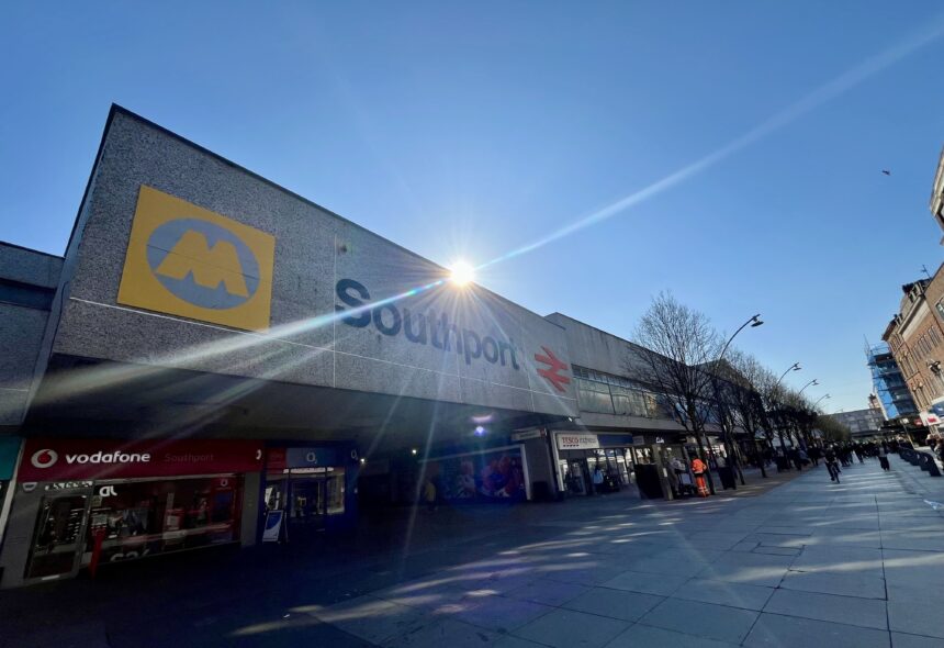 The entrance to Southport Train Station. Photo by Andrew Brown Stand Up For Southport